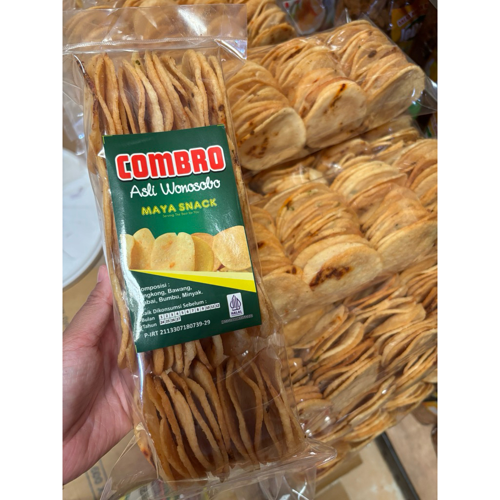 

COMBRO SINGKONG ENAK KEMASAN JUMBO 350GR KERIPIK COMBRO KHAS WONOSOBO