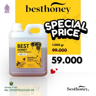 

Best Honey Madu Multiflora Asli Original 1KG Tanpa Campuran 100%