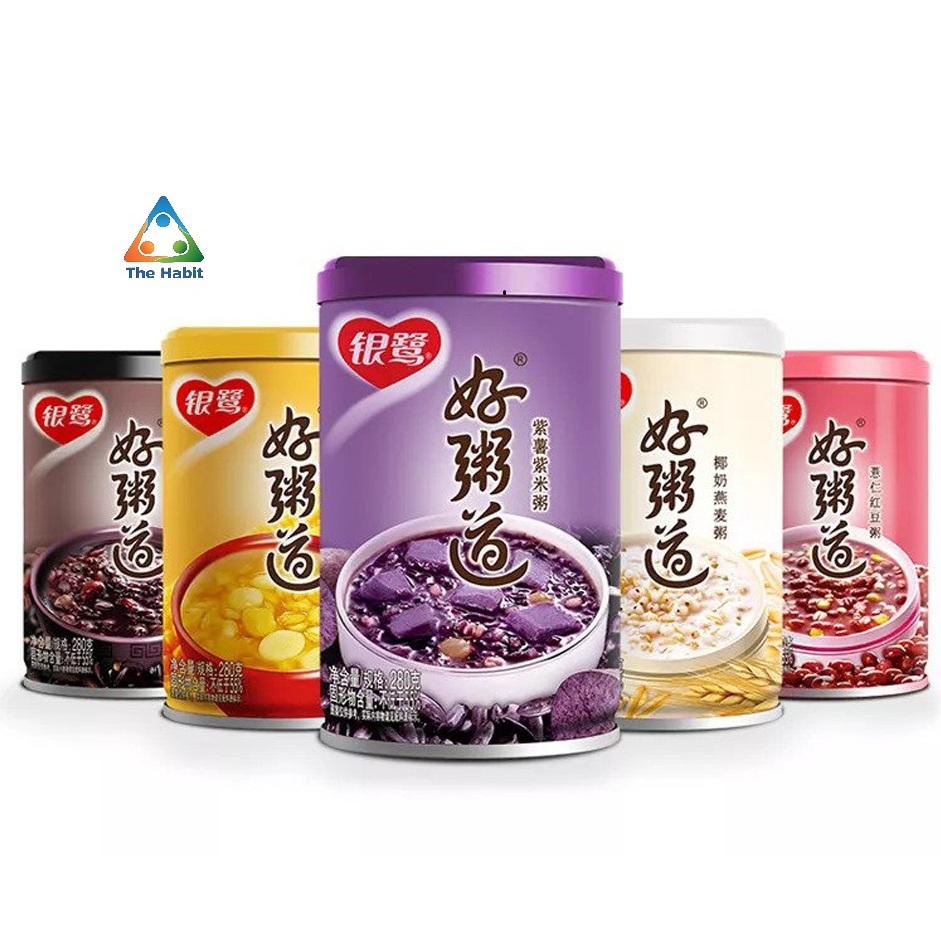

(The Habit) Yanlu Porridge Series (Black Rice, Purple Potato, Red Bean, Corn, Coconut Milk) Oatmeal - 280 grams