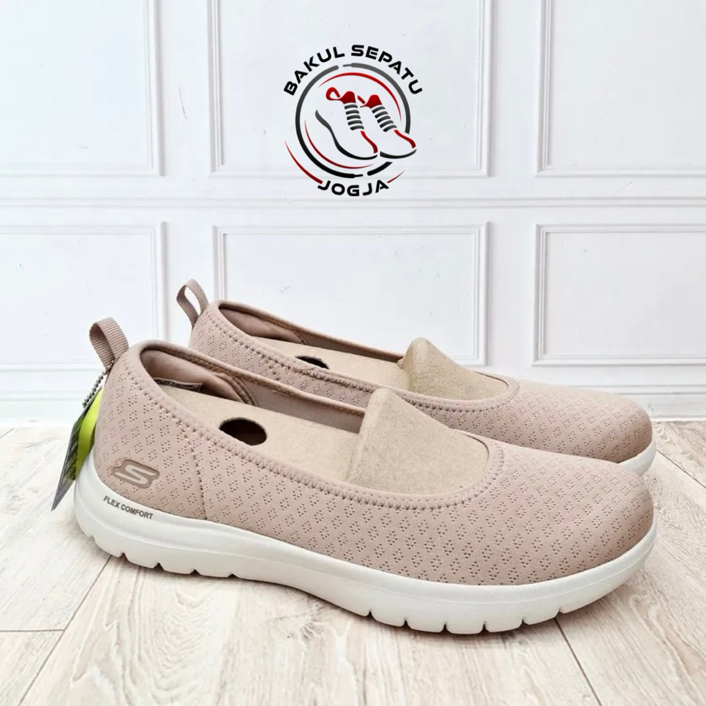 Sepatu Wanita SKECHERS Go Walk Flex (Size 39) Sneakers Casual Sport Sekolah Dewasa