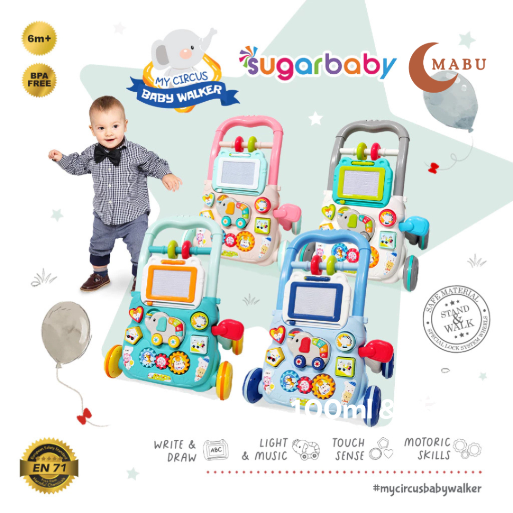 Sugarbaby Circus Walker Mini Car Push Baby / Push Walker