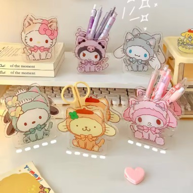 

[3Sisters] Pen Holder Karakter Sanrio (Hello Kitty, Kuromi, Cinnamoroll, Pochacco, Pompompurin, My Melody)