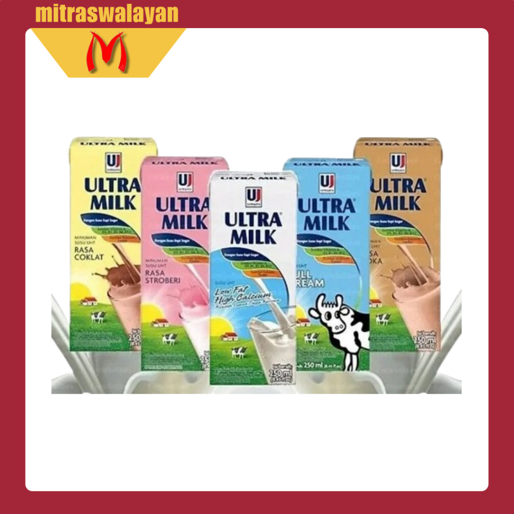 

ULTRAMILK Susu UHT Kemasan 250 ml