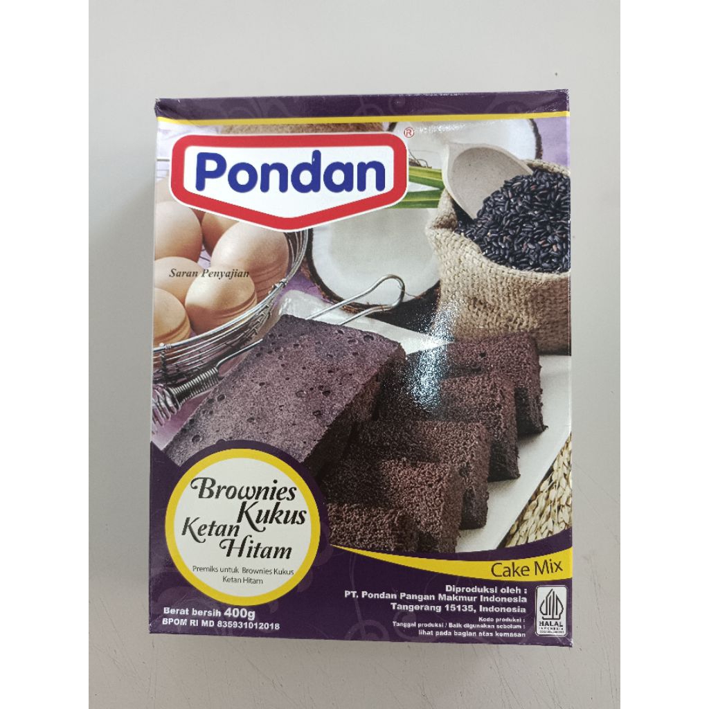 

PONDAN BROWNIS KUKUS KETAN HITAM 400GRAM