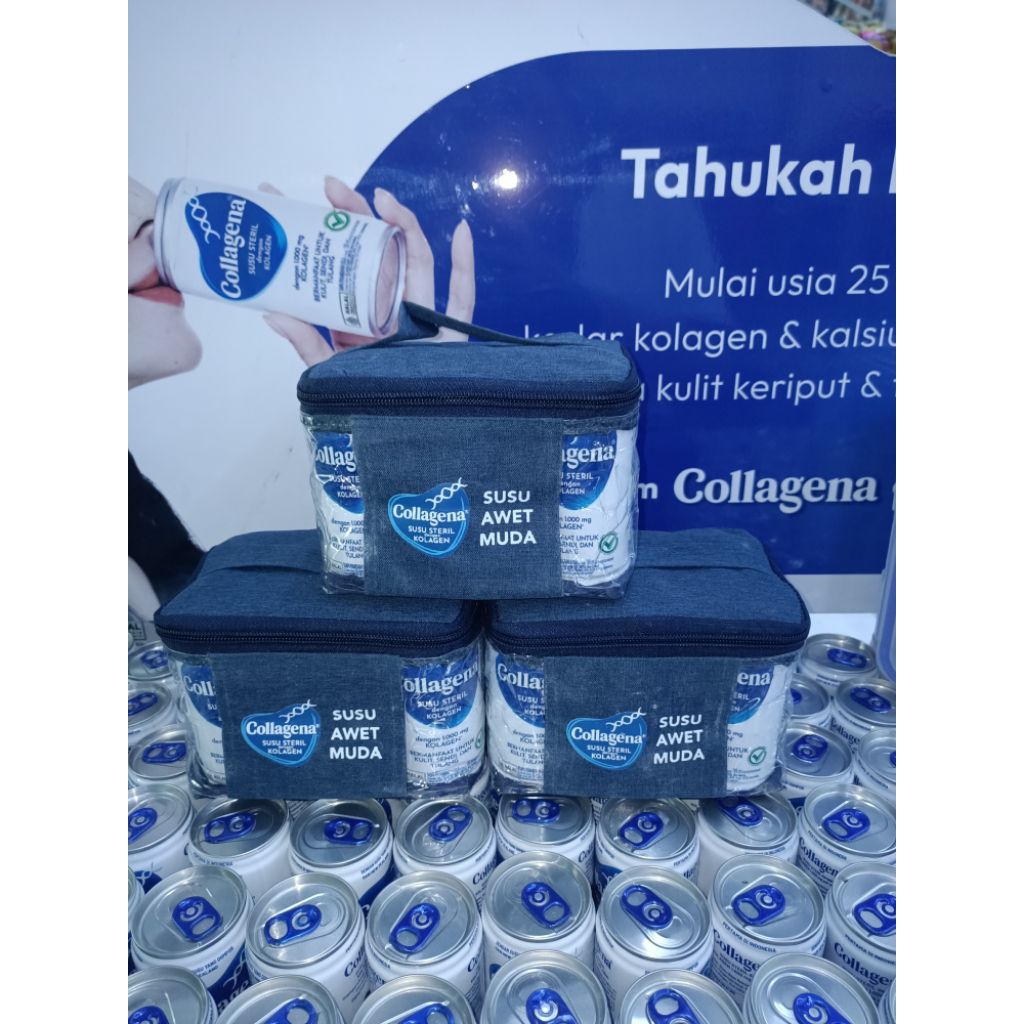 collagena susu steril isi 6pcs gratis pouch cantik