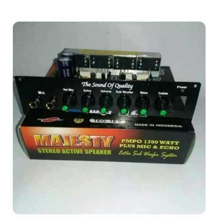 RH8876 kit power amplifier majesty ranic karaoke echo power sanken 200watt by PCM LTC GLODOK