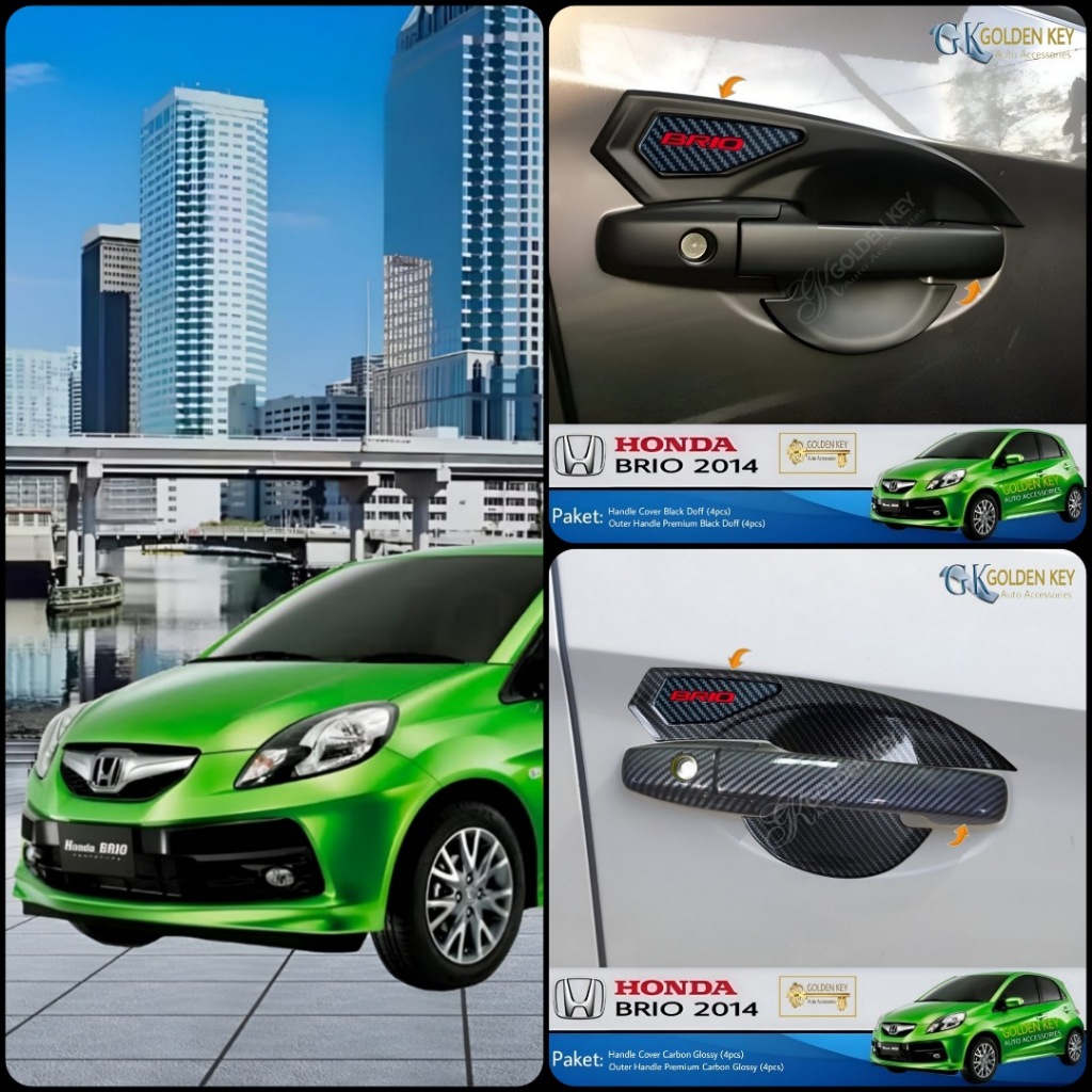 PAKET Brio 2014 Up to 2017 Cover Handle + Outer Handle Premium