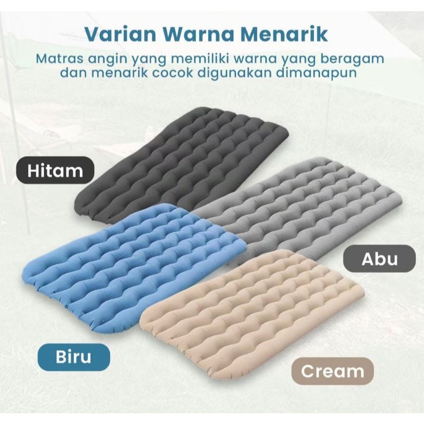Matras Tidur Kasur Angin Inflatable Bed Mattress Camping Outdoor / matras camping outdoor matras ang