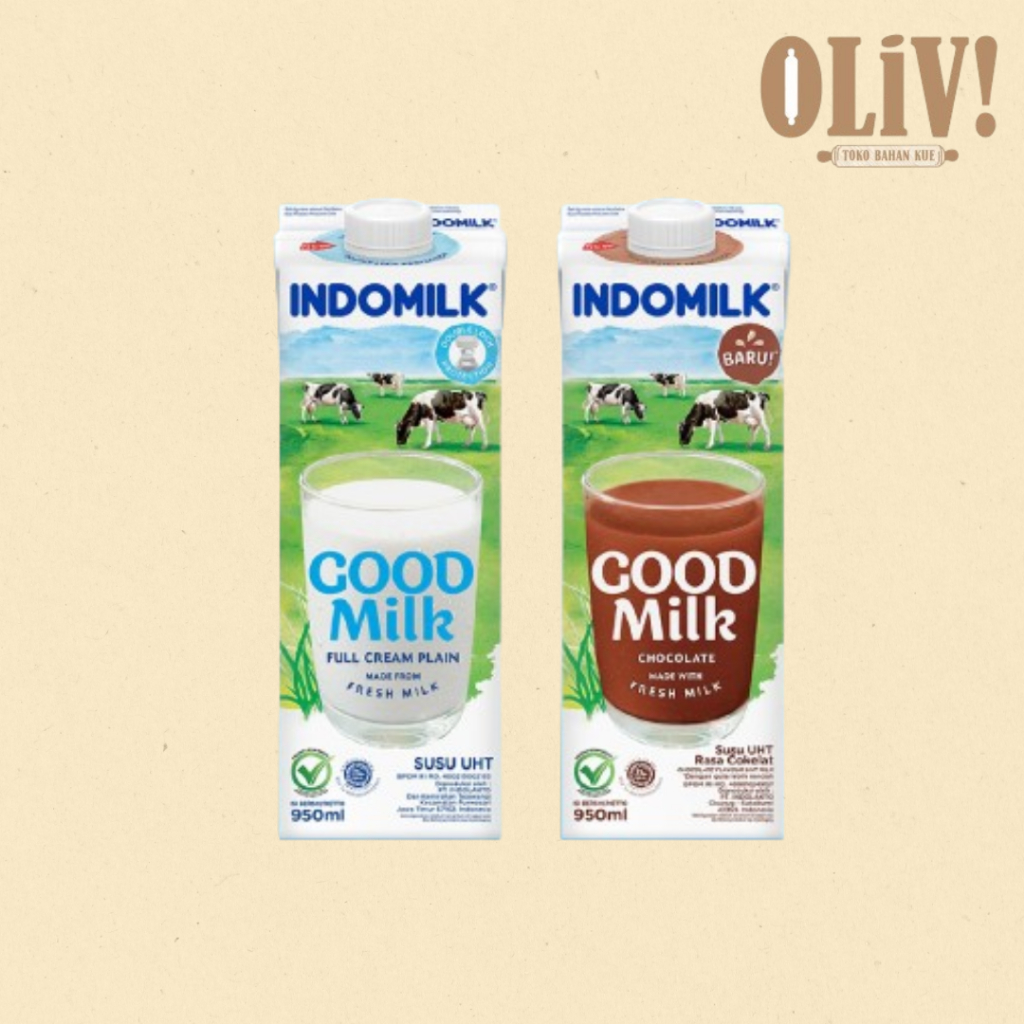 

Susu cair UHT indomilk Good Milk 950ml