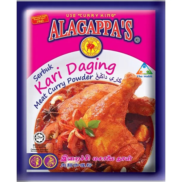 

(The Habit) Alagappa's Serbuk Kari Daging / ikan Meat Curry Powder 250 gr Murah