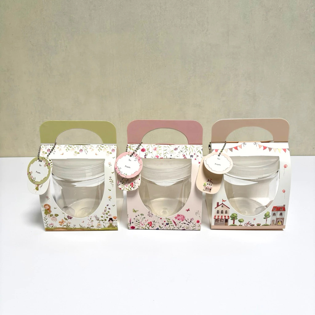 

10 Set Box Toples 600ml Box Fairy Belle Danish Kotak Kue Dus