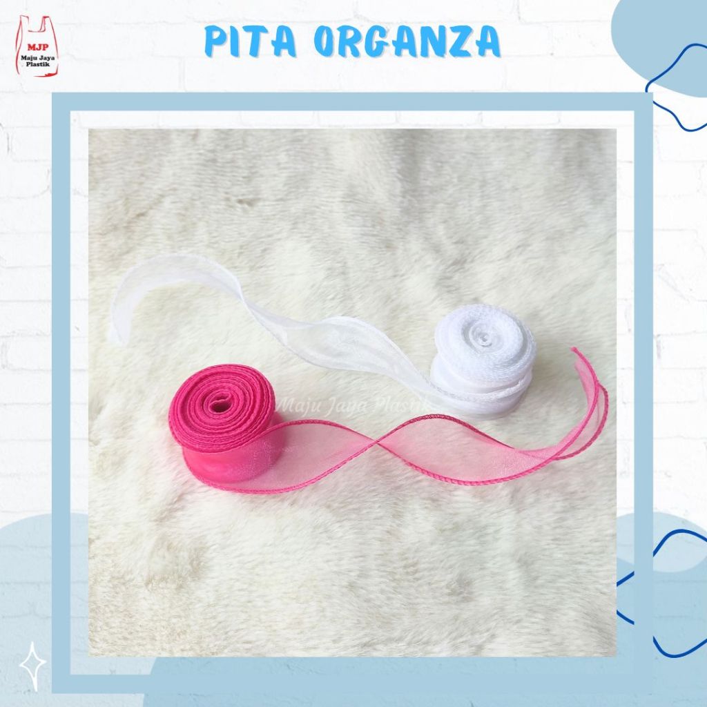 

Pita Organza Cantik Pita Hias Kado Souvenir Dekorasi Craft 4cm x 9 meter