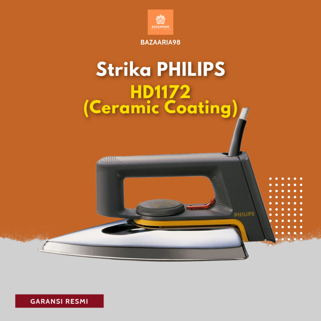 SETRIKA PHILIPS HD1172 hemat listrik