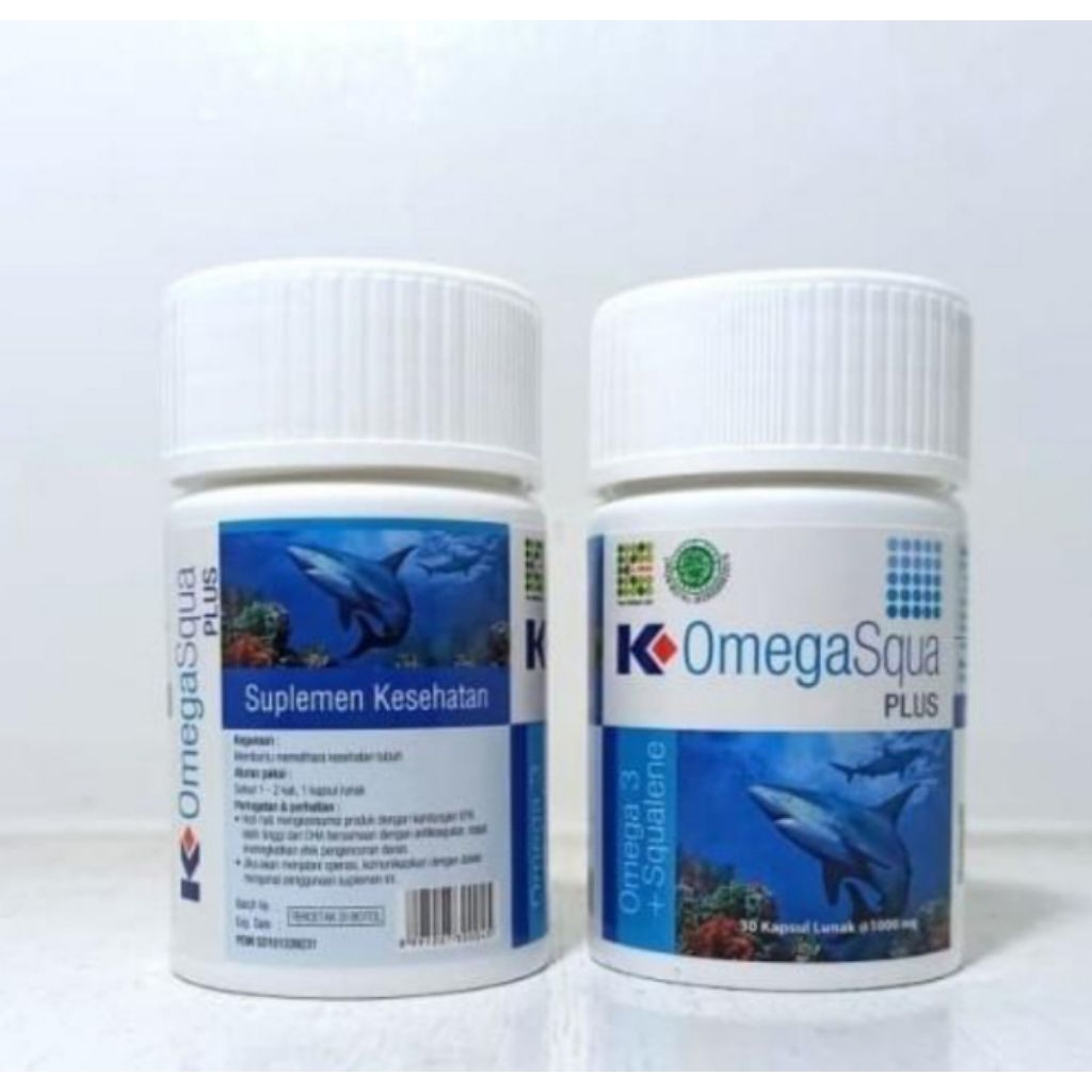 Omega Squa 30 Softgel Capsul K Link Original 100% Asli