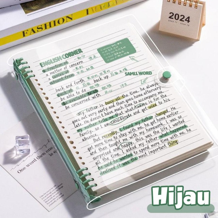 

Buku Tulis B5 Sekolah Lucu Buku Loose Leaf Ring Aesthetic Binder Notebook Alat Tulis Anak Sekolah