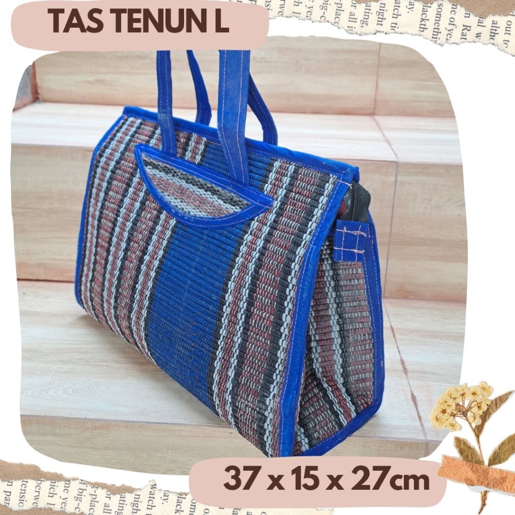 

TAS ANYAMAN NGAWI - Tas Tenun Besar (L) Kotak Nasi Berkat Hajatan