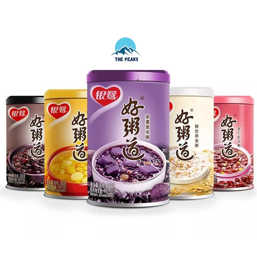 

(The Peaks) Yanlu Porridge Series (Black Rice, Purple Potato, Red Bean, Corn, Coconut Milk) Oatmeal - 280 grams