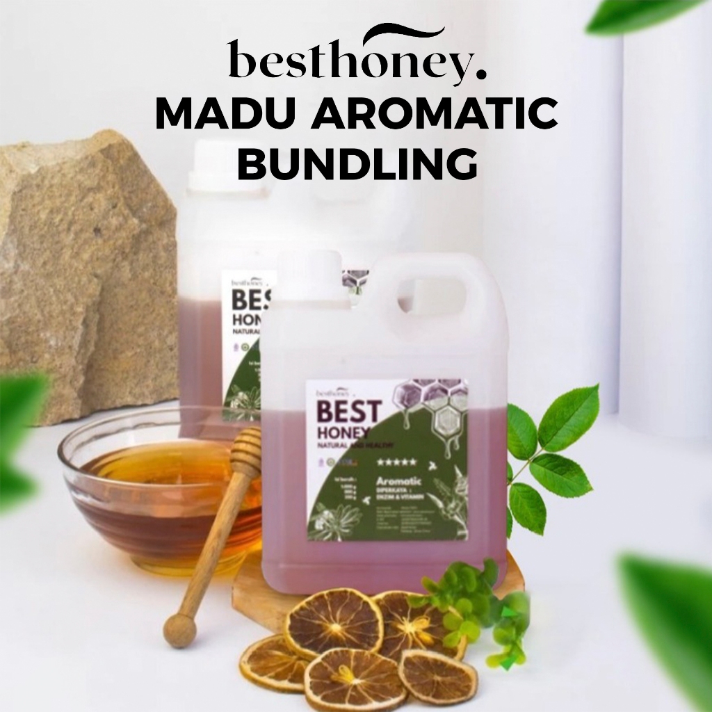 

Best Honey Madu Asli Paket Bundling Madu Aromatic Original 1kg (2pcs)