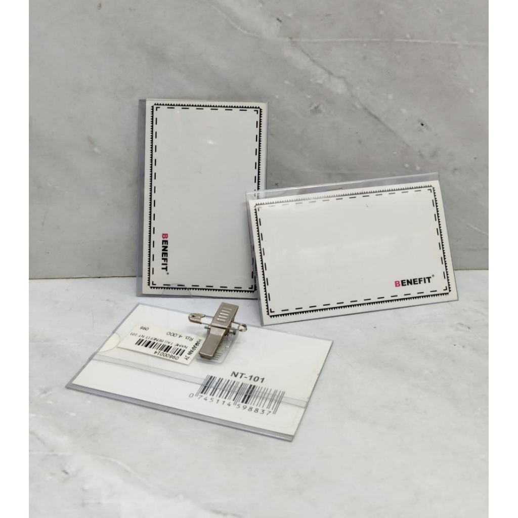 

NAME TAG JEPIT BENEFIT / TANDA PENGENAL / ID CARD JEPIT - BENEFIT