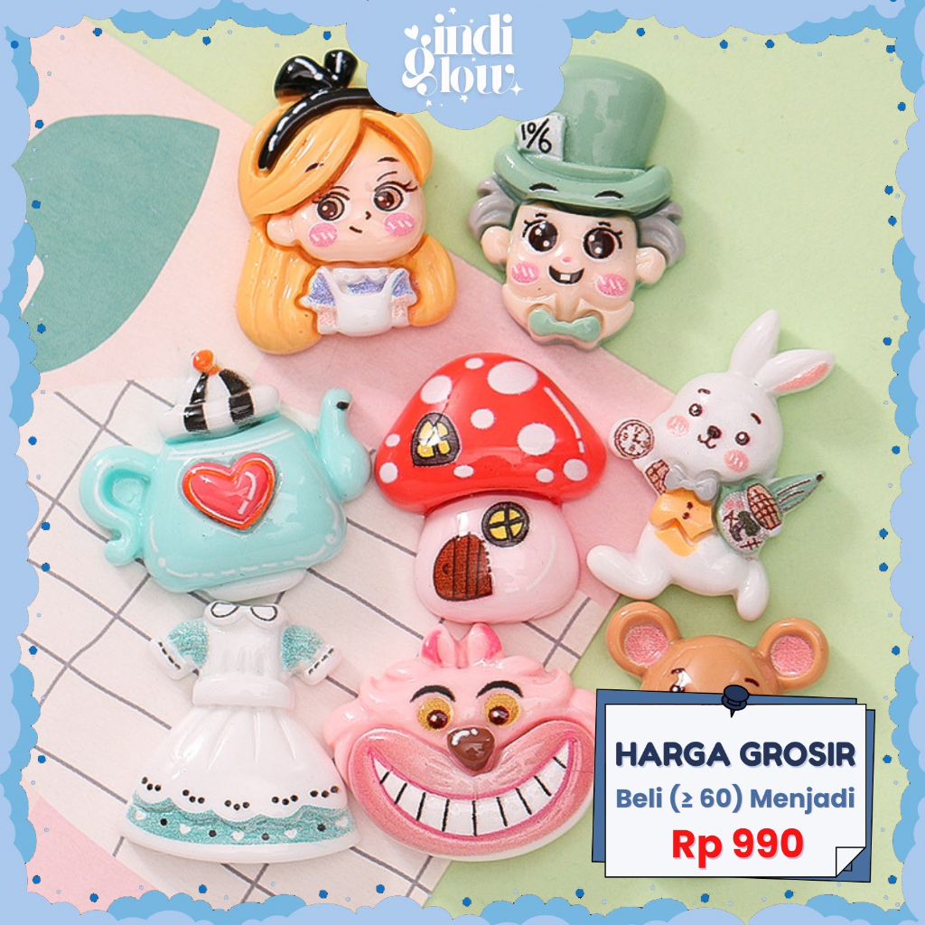 

IG Stiker 3D Kartun Alice Aksesoris Case HP Botol Untuk Souvenir DIY Manik Lucu Aesthetic 3D-012
