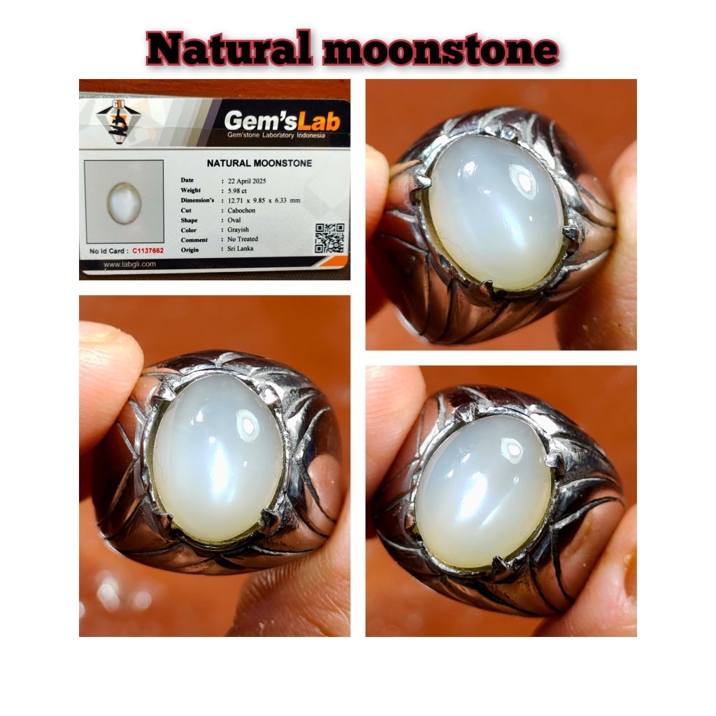 NATURAL CINCIN BATU MOONSTONE