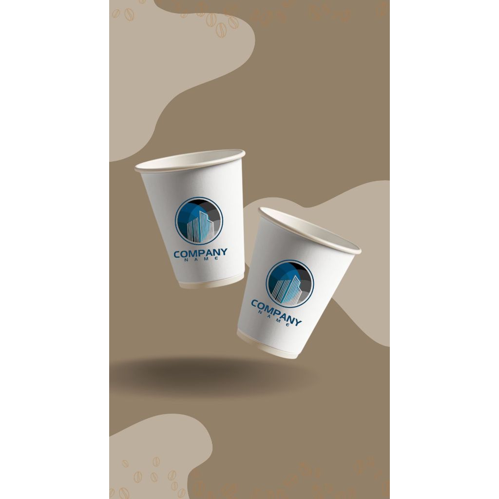 Paper cup Single Wall Kraft 8oz 12oz
