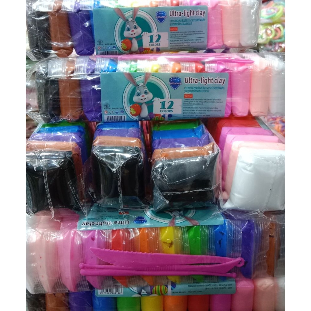 kley mainan anak isi 12pcs