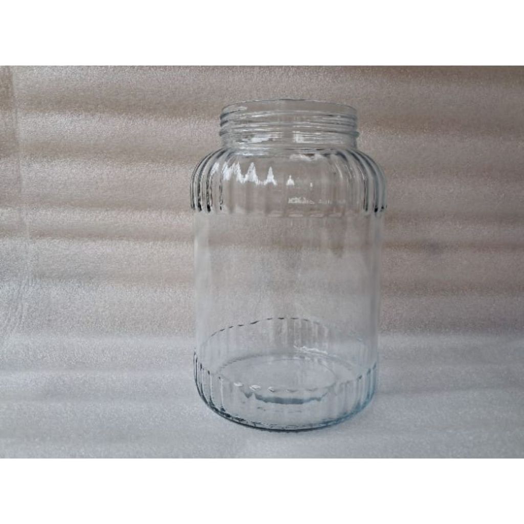 TOPLES KACA CENDOL/UKURAN 3.5 LITER/TOPLES FERMENTASI TANPA TUTUP