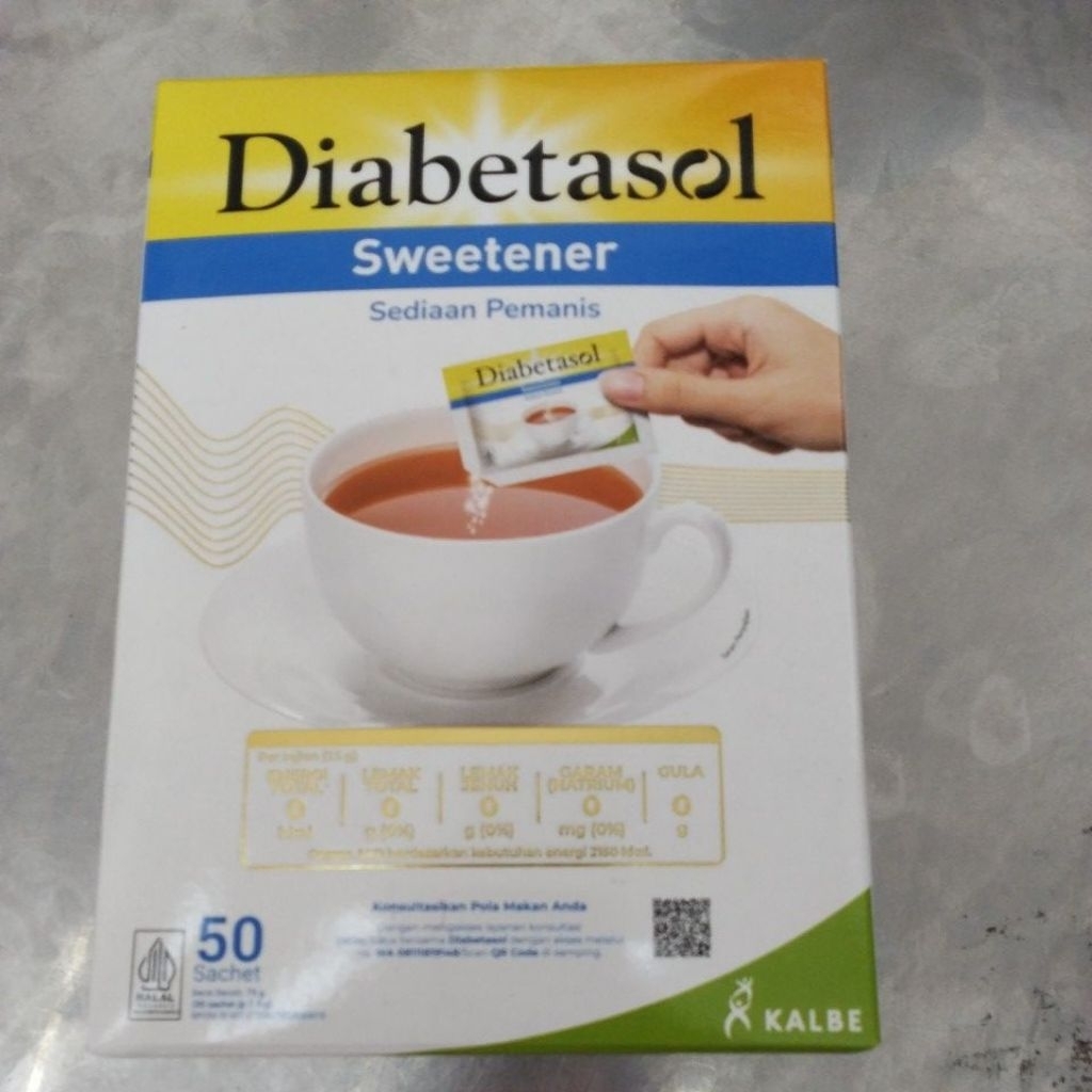 

DIABETASOL SWEETENER ISI 50PC