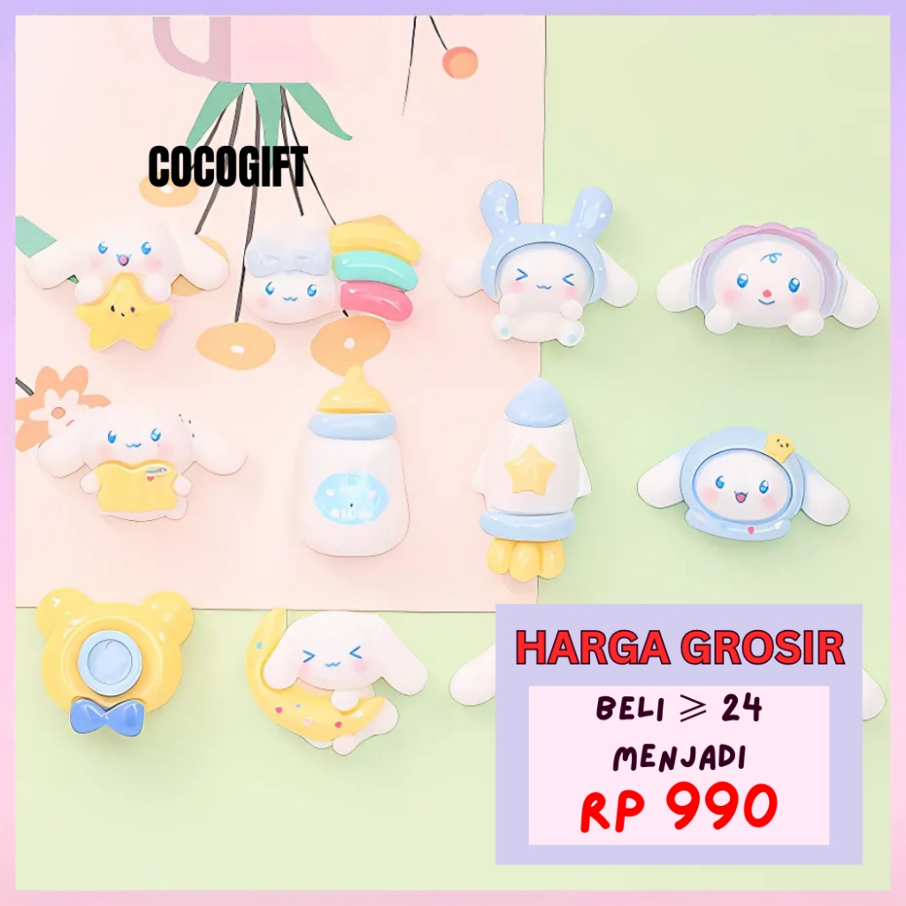 

Stiker 3D Cinnamoroll Sticker 3D Resin Clay DIY Botol