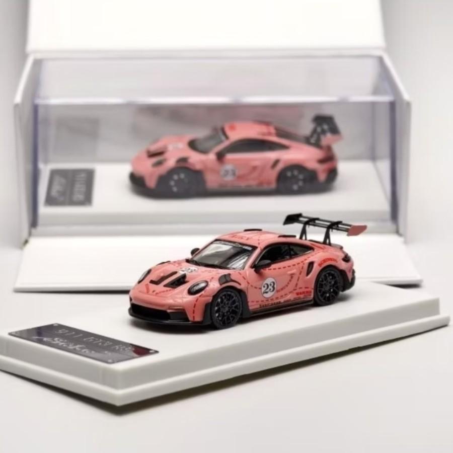 SOLO porsche 911 GT3 RS 992 #23 gt wing pink pig