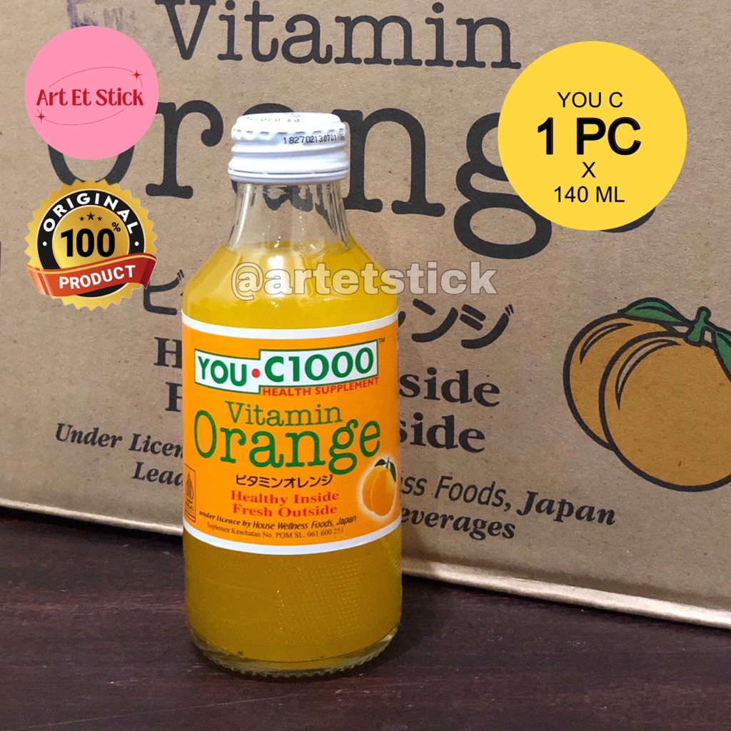 

YOU C 1000 Vitamin Orange 140ml Botol Kaca