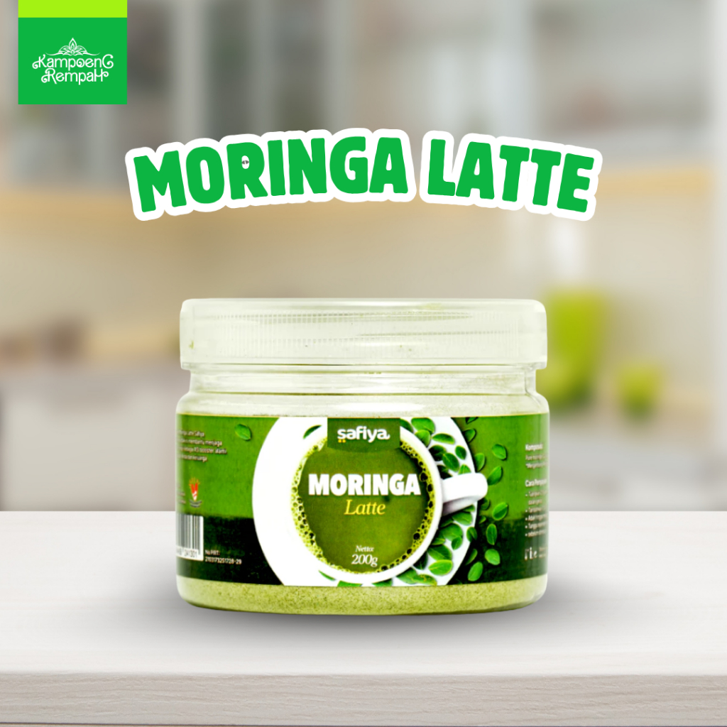 

Moringa Latte Safiya Bubuk Minuman Daun Kelor 200 Gram High Kalsium