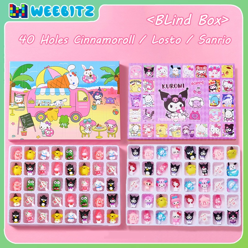 Weebitz 40Holes Box Random Surprise Lucky Toblos Mainan Boneka Bingo Blind Box
