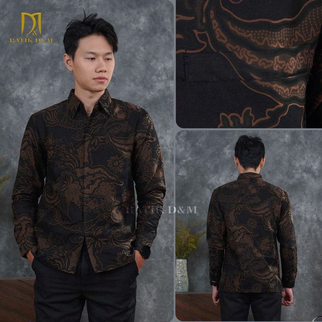 Batik Lengan Panjang Pria Termurah Remaja Ready Stock Berkualitas Keren Motif Tahan Lama Multifungsi