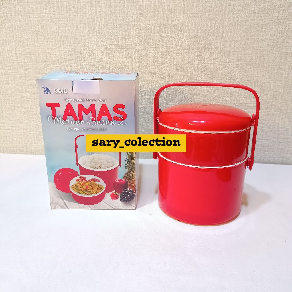 Rantang Piknik TAMAS MEDIUM (KECIL) Susun 2 GMC