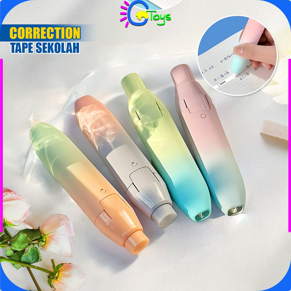 

Promo Ec Cr-A97 Correction Tape Gradasi Warna Pastel Perlengkapan Sekolah Tip X Kertas Aesthetic /