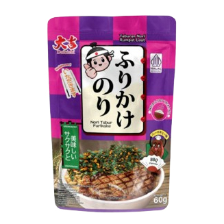

JSF DAIKICHI BBQ FLAVOUR NORI TABUR FURIKAKE PCH 60 GR 8990074000674