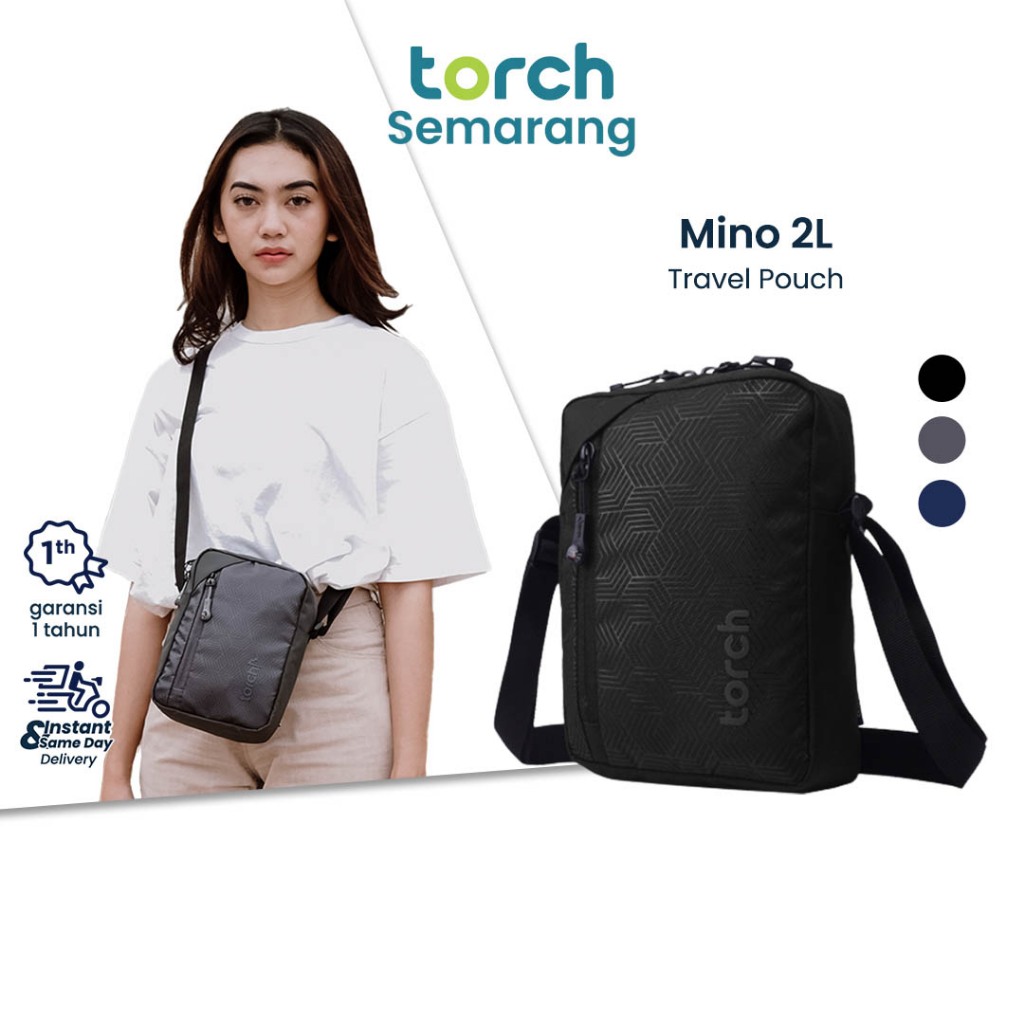 TORCH Sling Bag Pria Anti Air Mino 2L | Tas Selempang Cowok Ringan