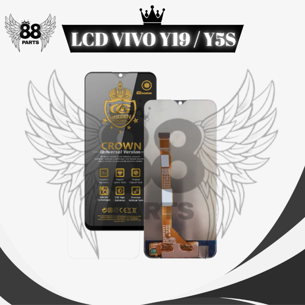 LCD VIVO Y19 / Y5S / U3 / U20 / 1915 / V1934A / V1941 TOUCHSCREEN FULL SET / LCD COMPLETE ORIGINAL L