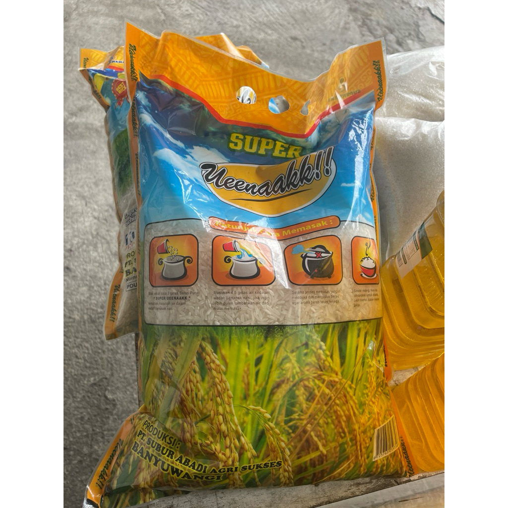 

beras kemasan 5 kg