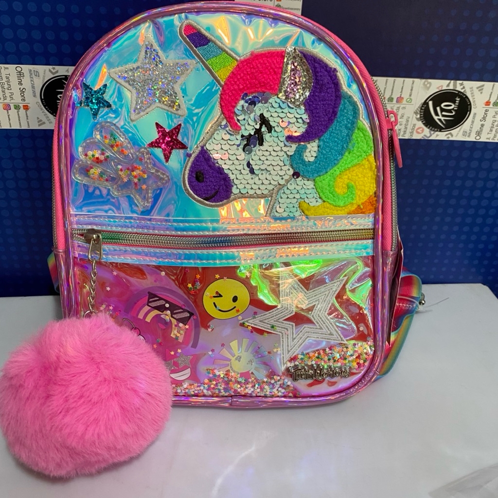 Tas Punggung Backpack Skechers Original Ransel Anak Kids Toddlers  Happy Mini UNICORN
