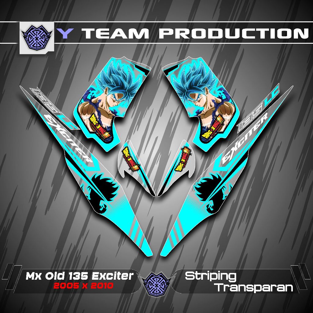 Striping Uv Transparan X4Jupiter Mx Lama 135 Striping Transparan Mx Old /Striping Mx Old Transparan