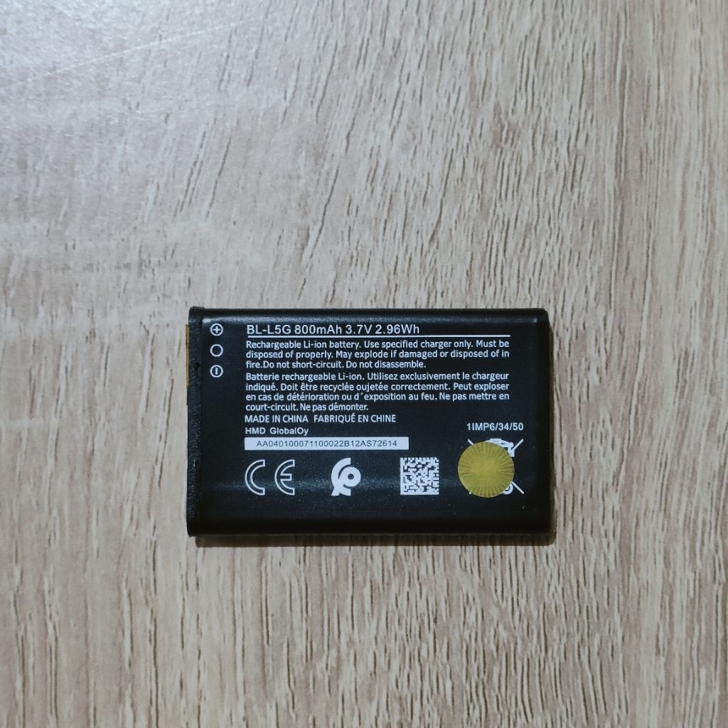 Baterai Batre BL-L5G Compatible for Nokia 105 New N105 Plus TA-1375 TA1633 TA-1428 TA1447 TA-1456 BL