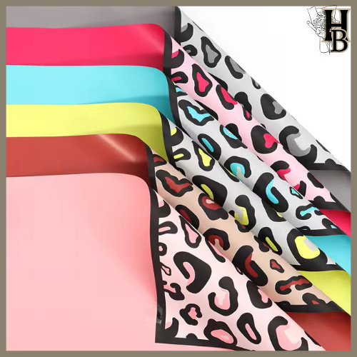 

Flower Wrapping Cute Animal Motif MACAN Cellephone Waterproof Kertas Buket Bunga 6100