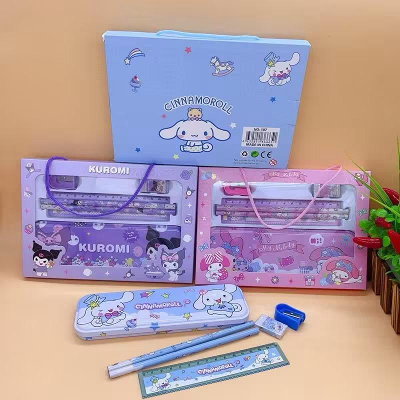 

Set Alat Tulis Sanrio Lucu - Cinnamoroll Kuromi My Melody Lengkap Isi 6 pcs