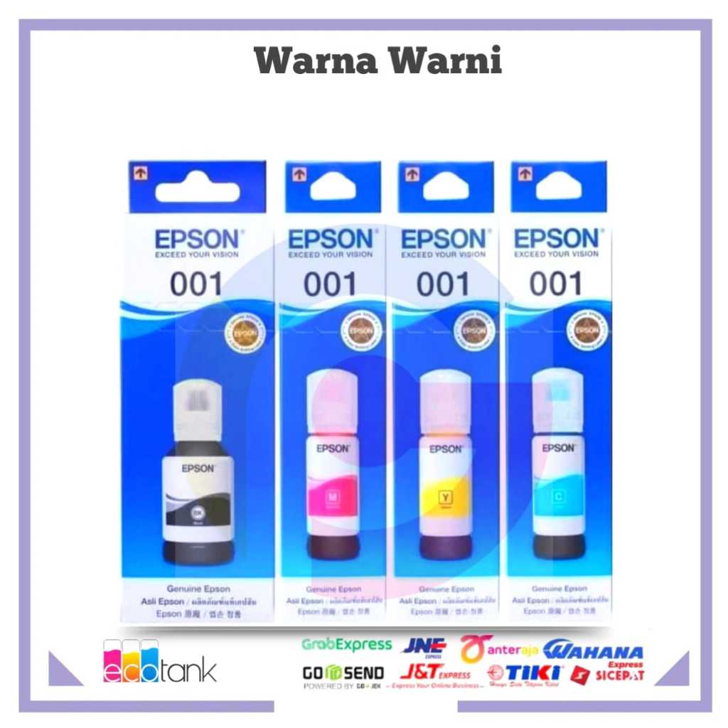 Epson 001 Original Tinta Printer L4150 L4160 L6160 L6170