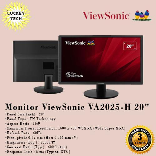 Monitor ViewSonic VA2025H / VA2025-H 20"