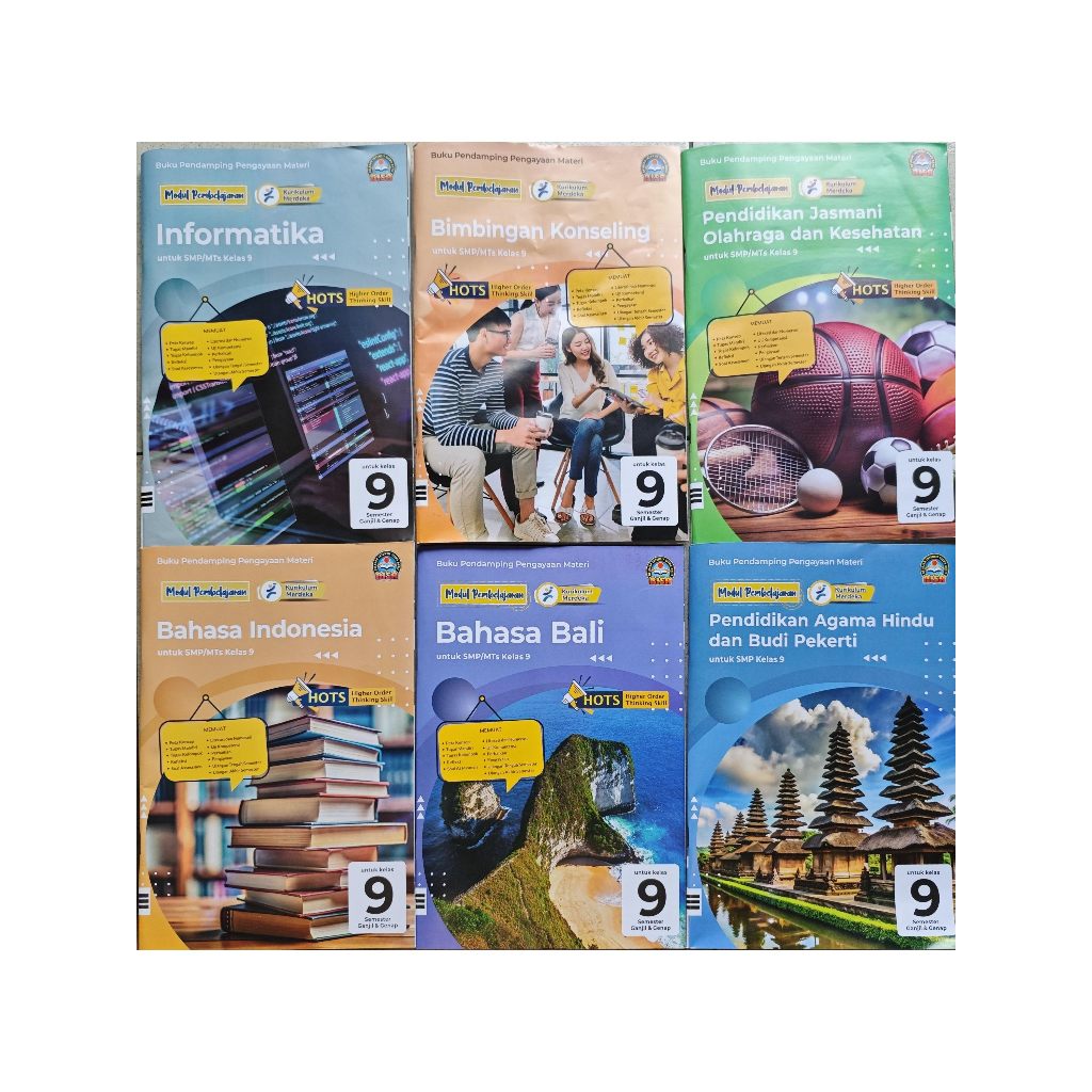 LKS BISA KLS 9 SMP  SENI BUDAYA. BAHASA BALI,  IPA, IPS, MATEMATIKA, BAHASA INDO,  INFORMATIKA, PEND