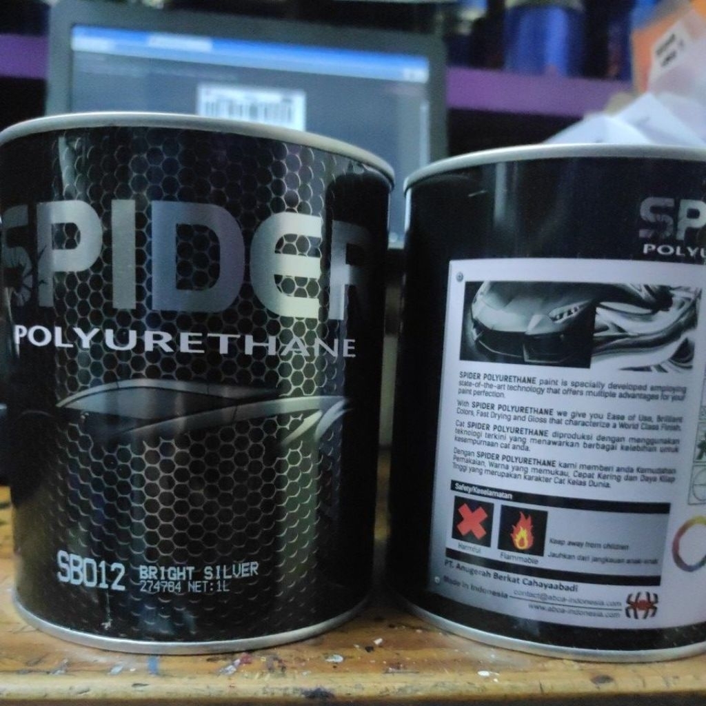 CAT PU SPIDER BRIGHT SILVER SB012